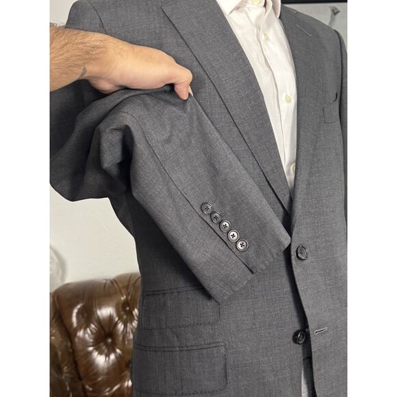 Tom Ford Charcoal Gray Suit Jacket Blazer 50/40L US Men’s Wool Notch Lapel - Picture 5 of 9